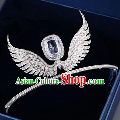 Traditional Jewelry Accessories, Palace Princess Bride Royal Crown, Wedding Hair Accessories, Baroco Style Crystal Headwear for Women