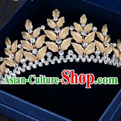 Traditional Jewelry Accessories, Princess Bride Royal Crown, Wedding Hair Accessories, Baroco Style Crystal Headwear for Women