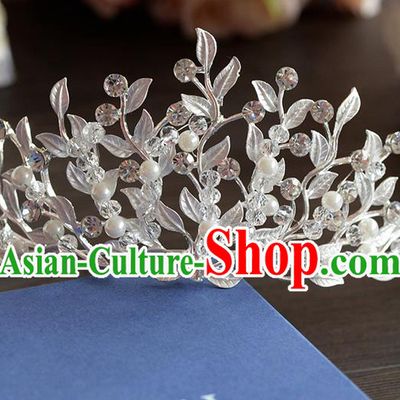 Traditional Jewelry Accessories, Palace Princess Bride Royal Crown, Wedding Hair Accessories, Baroco Style Crystal Headwear for Women