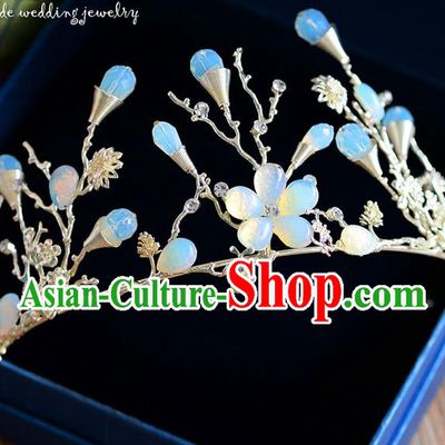 Traditional Jewelry Accessories, Palace Princess Bride Royal Crown, Wedding Hair Accessories, Baroco Style Crystal Headwear for Women