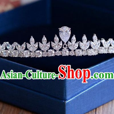 Traditional Jewelry Accessories, Palace Princess Bride Royal Crown, Engagement Royal Crown, Wedding Hair Accessories, Baroco Style Crystal Pearl Headwear for Women