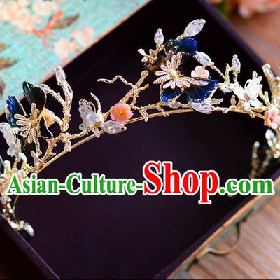 Traditional Jewelry Accessories, Palace Princess Bride Royal Crown, Wedding Hair Accessories, Baroco Style Crystal Headwear for Women