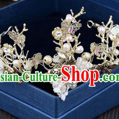 Traditional Jewelry Accessories, Princess Wedding Hair Accessories, Bride Wedding Hair Accessories, Baroco Style Crystal Headwear for Women