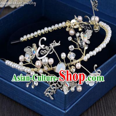 Traditional Jewelry Accessories, Princess Wedding Hair Accessories, Bride Wedding Hair Accessories, Baroco Style Crystal Headwear for Women
