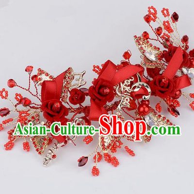 Traditional Jewelry Accessories, Princess Wedding Hair Accessories, Bride Wedding Hair Accessories, Baroco Style Crystal for Women