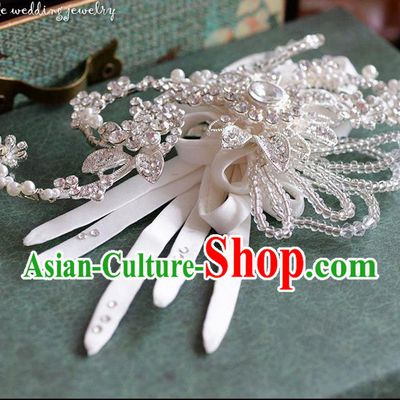 Traditional Jewelry Accessories, Princess Wedding Hair Accessories, Bride Wedding Hair Accessories, Baroco Style Crystal Headwear for Women