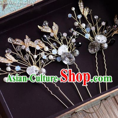 Traditional Jewelry Accessories, Princess Wedding Hair Accessories, Bride Wedding Hair Accessories, Baroco Style Flowers Crystal Headwear for Women