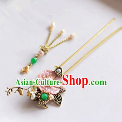 Chinese Ancient Style Hair Jewelry Accessories, Hairpins, Princess Hanfu Xiuhe Suit Wedding Bride Hair Accessories, Headwear for Women