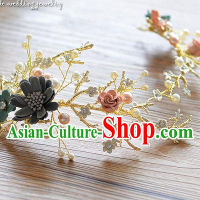Traditional Jewelry Accessories, Princess Wedding Hair Accessories, Bride Wedding Hair Accessories, Baroco Style Crystal Headwear for Women