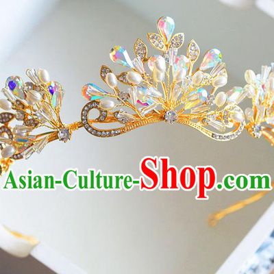 Traditional Jewelry Accessories, Princess Wedding Hair Accessories, Bride Wedding Hair Accessories, Baroco Style Crystal Headwear for Women