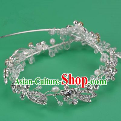 Traditional Jewelry Accessories, Princess Wedding Hair Accessories, Bride Wedding Hair Accessories, Baroco Style Crystal Headwear for Women