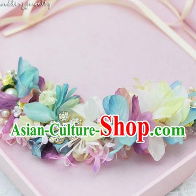 Traditional Jewelry Accessories, Princess Wedding Hair Accessories, Bride Wedding Hair Accessories, Baroco Style Pearl Flowers Headwear for Women