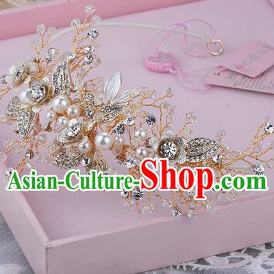 Traditional Jewelry Accessories, Princess Wedding Hair Accessories, Bride Wedding Hair Accessories, Baroco Style Crystal Headwear for Women