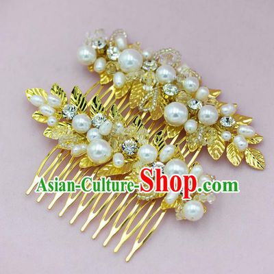Chinese Ancient Style Hair Jewelry Accessories, Hairpins, Hanfu Xiuhe Suits Wedding Bride Headwear, Headdress, Imperial Empress Handmade Hair Fascinators for Women