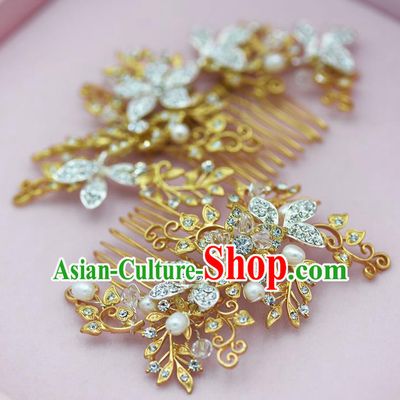 Chinese Ancient Style Hair Jewelry Accessories, Hairpins, Hanfu Xiuhe Suits Wedding Bride Headwear, Headdress, Imperial Empress Handmade Hair Fascinators for Women