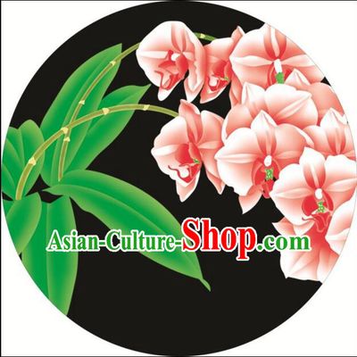 Chinese Classic Handmade Oiled Paper Umbrella Dancing Orchid