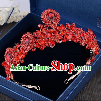 Traditional Jewelry Accessories, Palace Princess Bride Royal Crown, Engagement Royal Crown, Wedding Hair Accessories, Baroco Style Crystal Headwear for Women