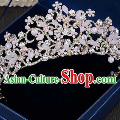 Traditional Jewelry Accessories, Palace Princess Bride Royal Crown, Imperial Royal Crown, Wedding Hair Accessories, Baroco Style Pearl Headwear for Women