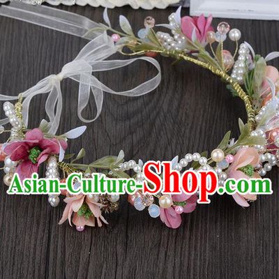Traditional Jewelry Accessories, Princess Hair Accessories, Bride Wedding Hair Accessories, Headwear, Baroco Style Flowers Hair Claw for Women