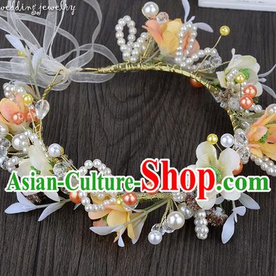Traditional Jewelry Accessories, Princess Hair Accessories, Bride Wedding Hair Accessories, Headwear, Baroco Style Flowers Hair Claw for Women