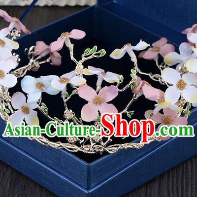 Traditional Jewelry Accessories, Princess Hair Accessories, Bride Wedding Hair Accessories, Headwear, Baroco Style Flowers Hair Claw for Women