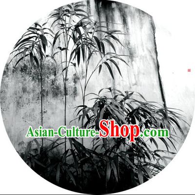 Chinese Classic Handmade Oiled Paper Umbrella Parasol Sunshade Traditional Bamboo