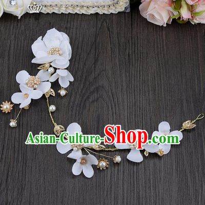 Traditional Jewelry Accessories, Princess Hair Accessories, Bride Wedding Hair Accessories, Headwear, Baroco Style Flowers Hair Claw for Women