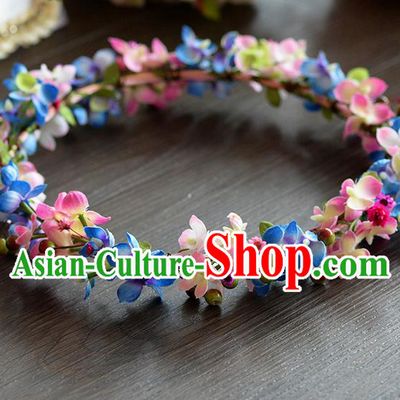 Traditional Jewelry Accessories, Princess Hair Accessories, Bride Wedding Hair Accessories, Headwear, Baroco Style Flowers Hair Claw for Women
