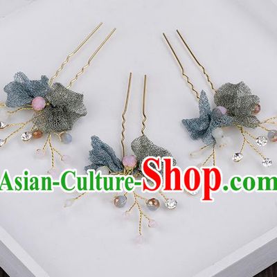 Traditional Jewelry Accessories, Princess Hair Accessories, Bride Wedding Hair Accessories, Headwear, Baroco Style Crystal Hair Claw for Women
