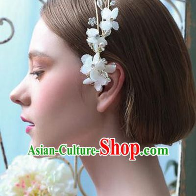 Traditional Jewelry Accessories, Princess Hair Accessories, Bride Wedding Hair Accessories, Headwear, Baroco Style Flowers Hair Claw for Women