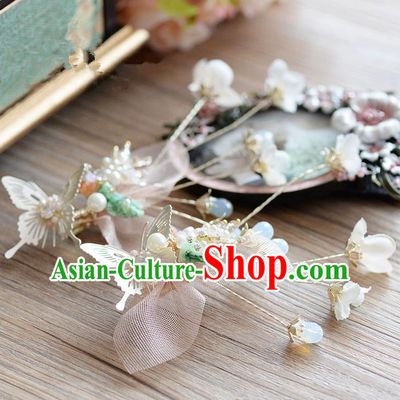 Traditional Jewelry Accessories, Princess Hair Accessories, Bride Wedding Hair Accessories, Headwear, Baroco Style Flowers Hair Claw for Women