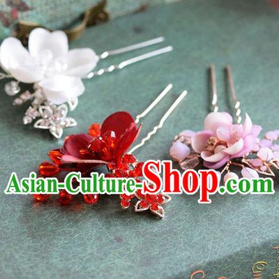 Chinese Ancient Style Hair Jewelry Accessories, Hairpins, Hanfu Xiuhe Suits Wedding Bride Headwear, Headdress, Handmade Hair Claw for Women