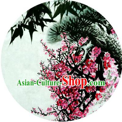 Chinese Classic Handmade Oiled Paper Umbrella Plum