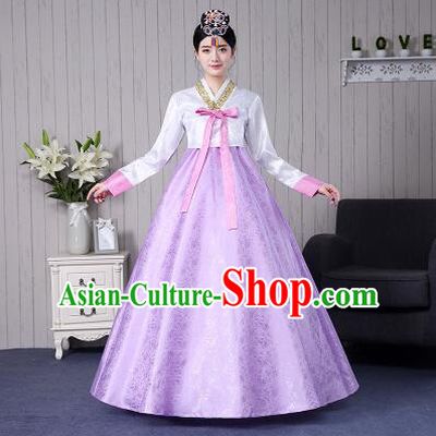 Korean Women Costumes Traditional Clothes Wedding Full Dress Formal Attire Ceremonial Clothes Court Stage Dancing