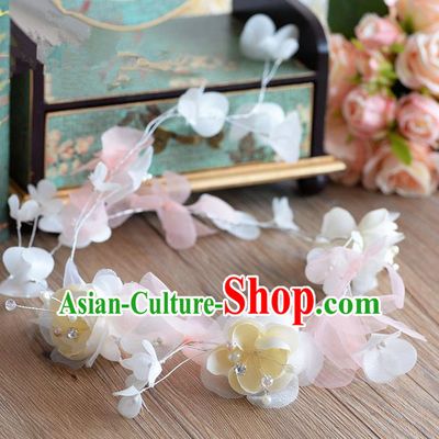 Traditional Jewelry Accessories, Princess Wedding Hair Accessories, Bride Wedding Hair Accessories, Headwear, Baroco Style Handmade Flowers Hair Claw for Women