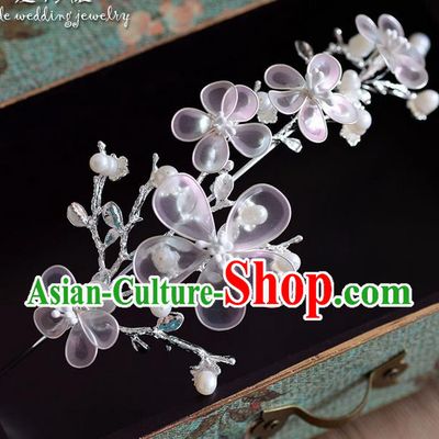Traditional Jewelry Accessories, Princess Wedding Hair Accessories, Bride Wedding Hair Accessories, Headwear, Baroco Style Handmade Pearl Flowers Hair Claw for Women