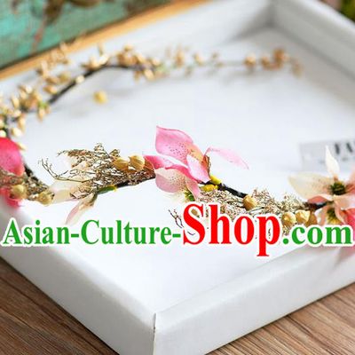 Traditional Jewelry Accessories, Princess Wedding Hair Accessories, Bride Wedding Hair Accessories, Headwear, Baroco Style Handmade Flowers Hair Claw for Women