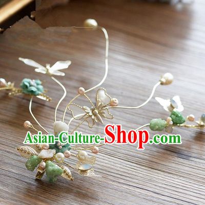 Traditional Jewelry Accessories, Princess Wedding Hair Accessories, Bride Wedding Hair Accessories, Headwear, Baroco Style Handmade Crystal Flowers Hair Claw for Women