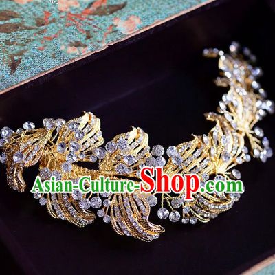 Traditional Jewelry Accessories, Princess Wedding Hair Accessories, Bride Wedding Hair Accessories, Headwear, Baroco Style Handmade Crystal Hair Claw for Women