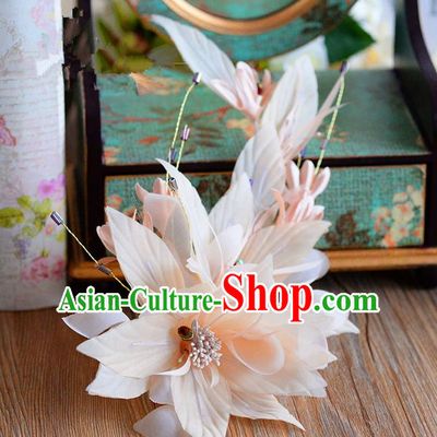 Traditional Jewelry Accessories, Princess Wedding Hair Accessories, Bride Wedding Hair Accessories, Headwear, Baroco Style Handmade Flowers Hair Claw for Women
