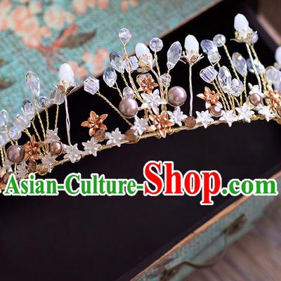 Traditional Jewelry Accessories, Palace Princess Bride Royal Crown, Engagement Royal Crown, Wedding Hair Accessories, Baroco Style Headwear for Women