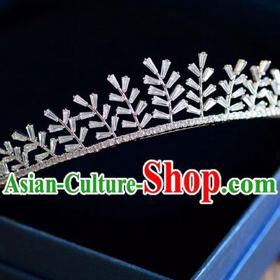 Traditional Jewelry Accessories, Palace Princess Bride Royal Crown, Engagement Royal Crown, Wedding Hair Accessories, Baroco Style Crystal Zircon Headwear for Women
