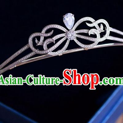 Traditional Jewelry Accessories, Palace Princess Bride Royal Crown, Engagement Royal Crown, Wedding Hair Accessories, Baroco Style Crystal Zircon Headwear for Women