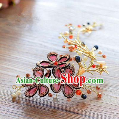 Traditional Jewelry Accessories, Princess Wedding Hair Accessories, Bride Wedding Hair Accessories, Headwear, Baroco Style Handmade Crystal Hair Claw for Women