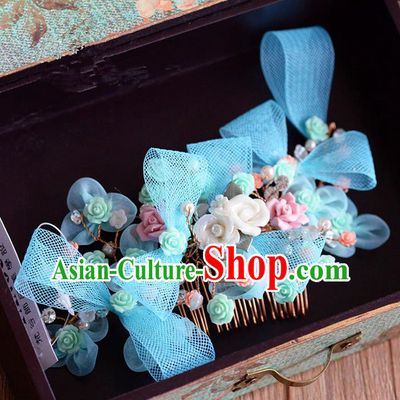 Traditional Jewelry Accessories, Princess Wedding Hair Accessories, Bride Wedding Hair Accessories, Headband, Baroco Style Handmade Flowers Hair Claw for Women