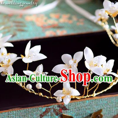 Traditional Jewelry Accessories, Princess Wedding Hair Accessories, Bride Wedding Hair Accessories, Headband, Baroco Style Handmade Flowers Hair Claw for Women
