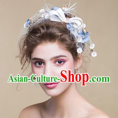 Traditional Jewelry Accessories, Princess Wedding Hair Accessories, Bride Wedding Hair Accessories, Headband, Baroco Style Handmade Flowers Butterfly Hair Claw for Women