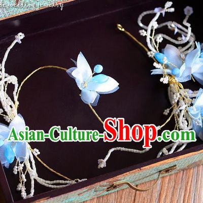 Traditional Jewelry Accessories, Princess Wedding Hair Accessories, Bride Wedding Hair Accessories, Headband, Baroco Style Handmade Crystal Pearl Hair Claw for Women