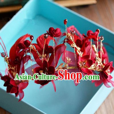 Traditional Jewelry Accessories, Princess Wedding Hair Accessories, Bride Wedding Hair Accessories, Headband, Baroco Style Handmade Crystal Hair Claw for Women