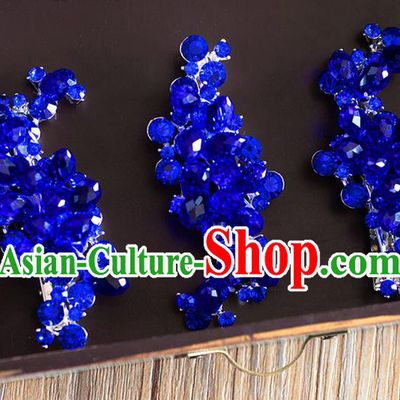 Traditional Jewelry Accessories, Princess Wedding Hair Accessories, Bride Wedding Hair Accessories, Headband, Baroco Style Crystal Handmade Hair Claw for Women